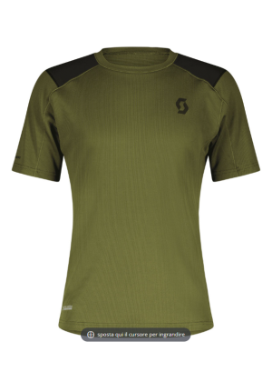 SCOTT - T-Shirt uomo manica corta trekking Defined Tech SS - Verde