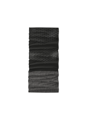 4FUN - Scalda collo scarf 8 in 1 in Polartec e Micro fibra - Shadow Black